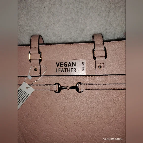 (UNBRANDED) PALE MAUVE MEDIUM TOTE - Picture 2 of 11